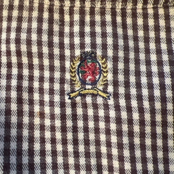 Tommy Hilfiger Men's Adult Sz 2XL Button Shirt Long Sleeve Plaid Multicolor! (D) - Picture 4 of 5